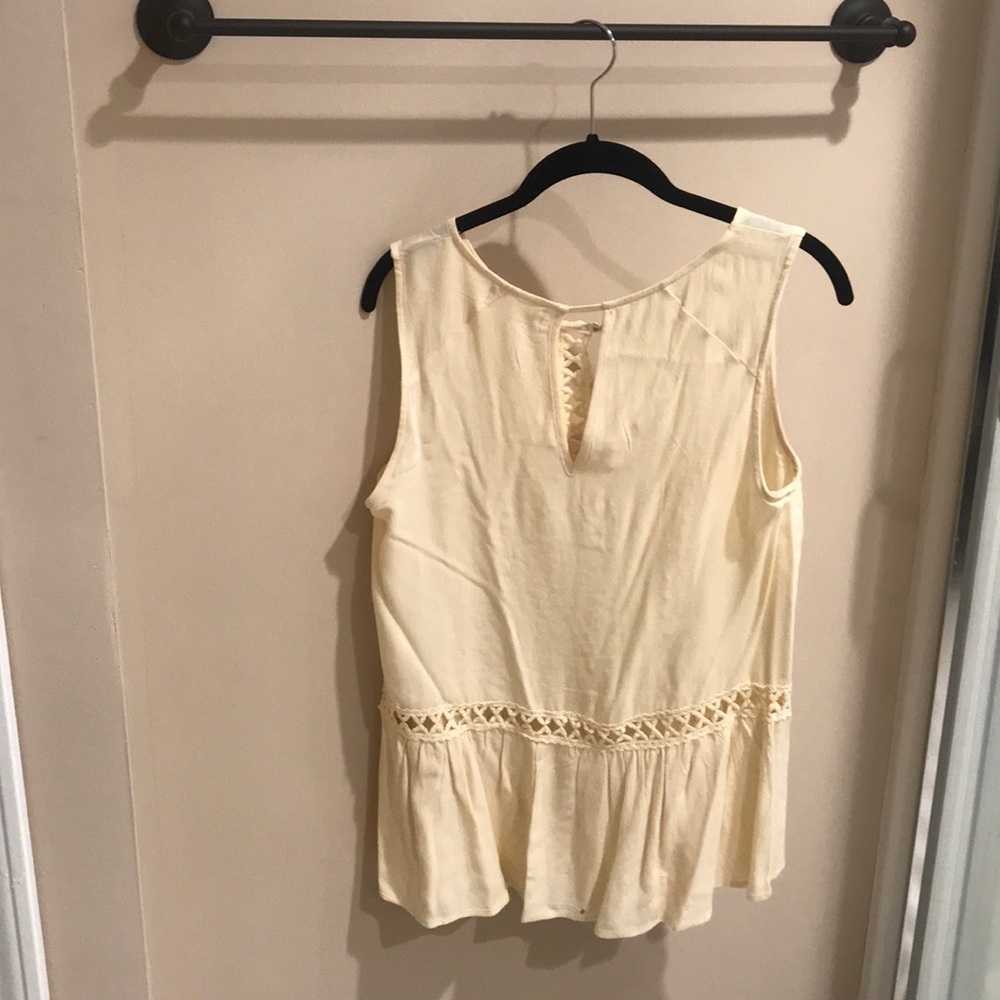 SOLD || Altar’d State Beige Bohemian Top - Picture 2 of 2